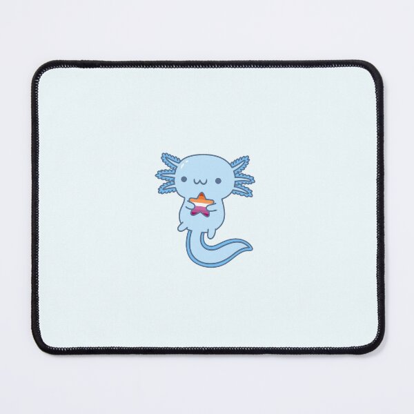 Item preview, Subtle Lesbian Pride Axolotl | Pastel Blue Lesbian Flag designed and sold by lea-lani.