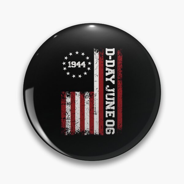 Item preview, Vintage Old American Flag Patriotic 1944 D-DAY June 06 USA designed and sold by MotivaChic.