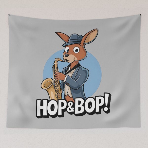 Item preview, Hop and bop - Sax bunny vibes - Saxophone bunny designed and sold by JansenGS.