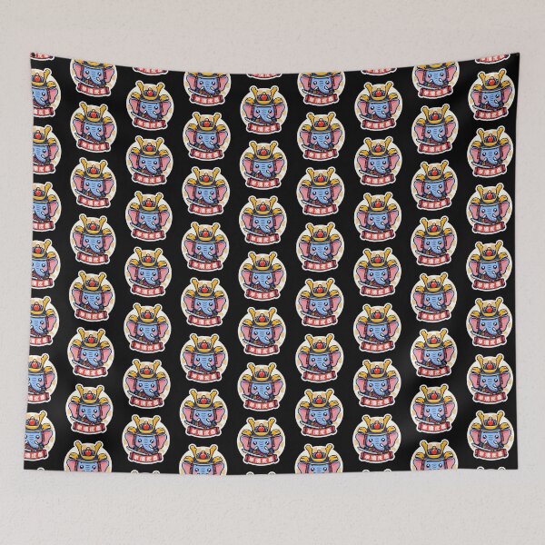 Item preview, elephant samurai designed and sold by EuropeanPrints.