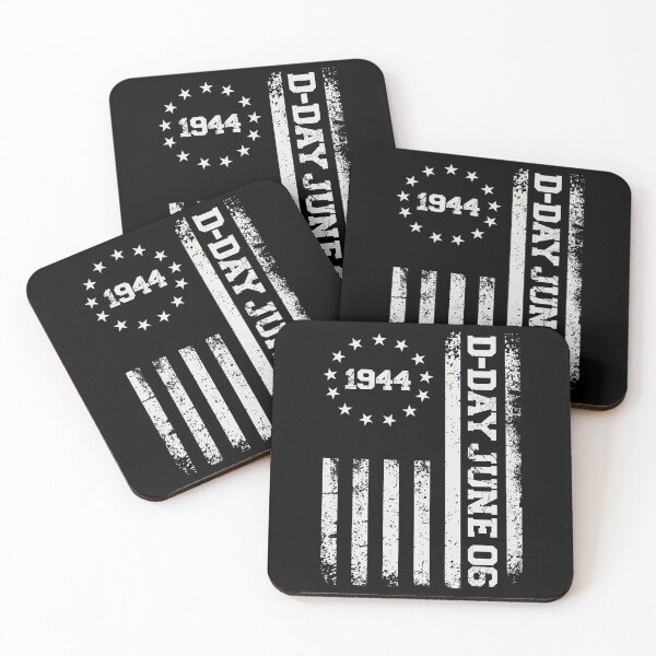 Item preview, Vintage Old American Flag Patriotic 1944 D-DAY June 06 USA designed and sold by MotivaChic.