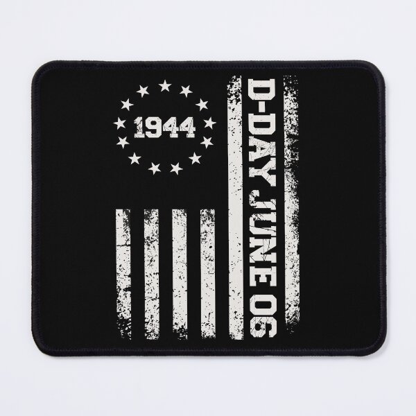 Item preview, Vintage Old American Flag Patriotic 1944 D-DAY June 06 USA designed and sold by MotivaChic.