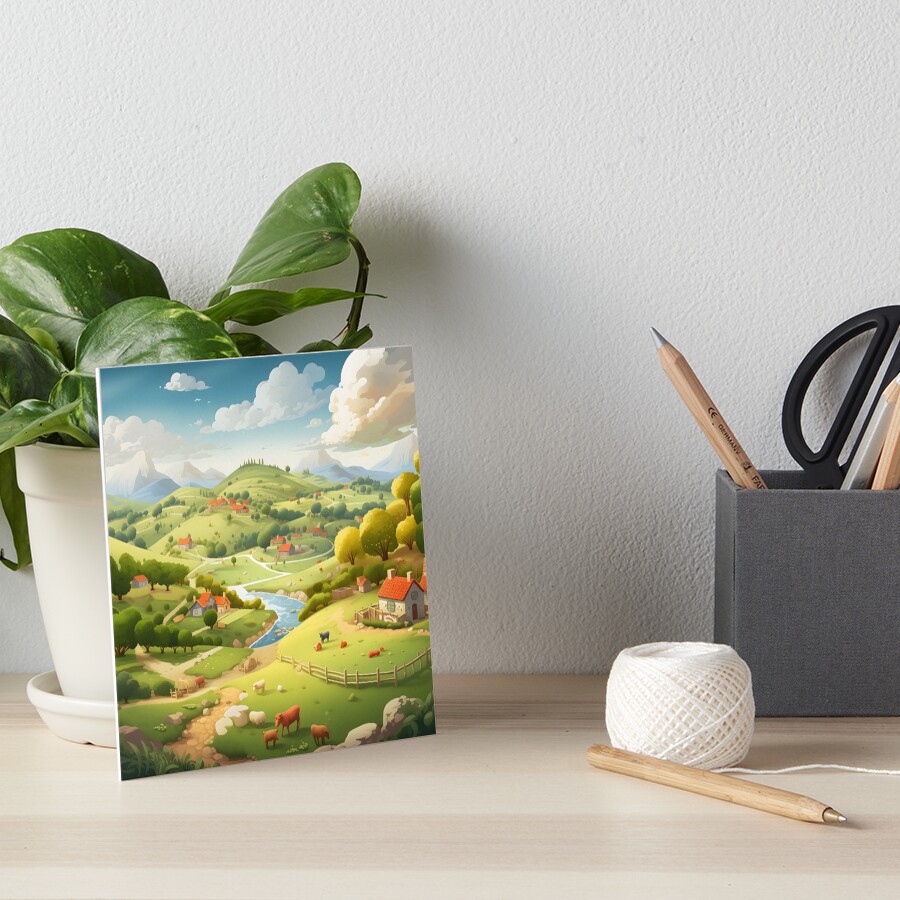 Item preview, Art Board Print designed and sold by DrawnThreads.