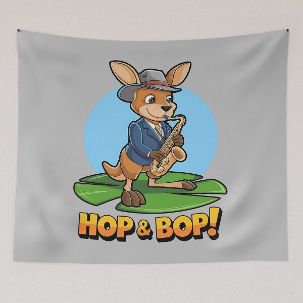Item preview, Hop and bop - Sax bunny vibes - Saxophone bunny designed and sold by JansenGS.