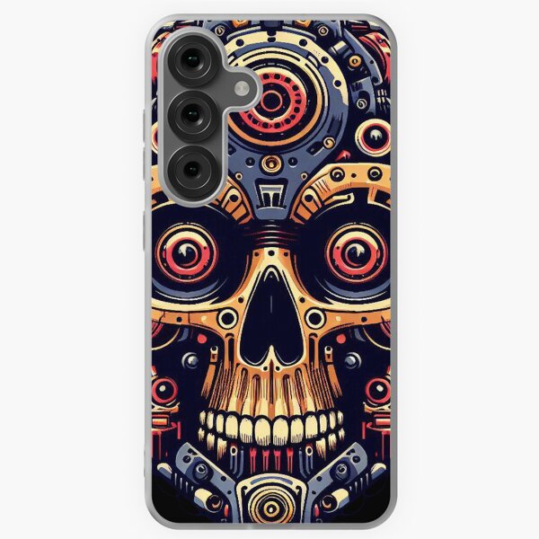 Item preview, robot skull design designed and sold by witchquotes.
