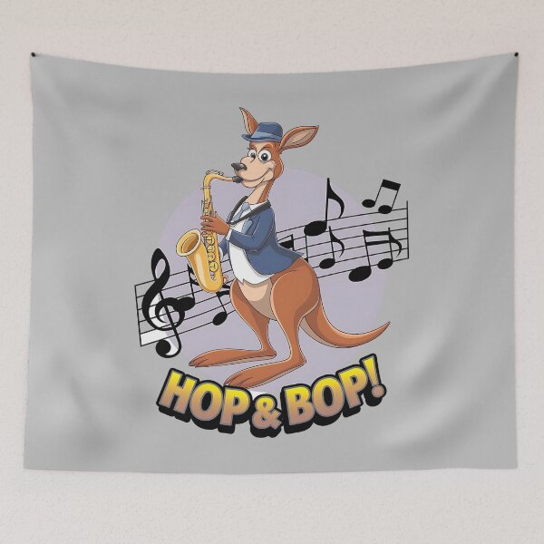 Item preview, Hop and bop - Sax bunny vibes - Saxophone bunny designed and sold by JansenGS.