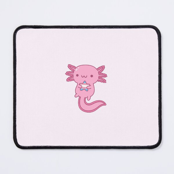 Item preview, Subtle Trans Pride Axolotl | Pastel Pink Transgender Flag ' designed and sold by lea-lani.
