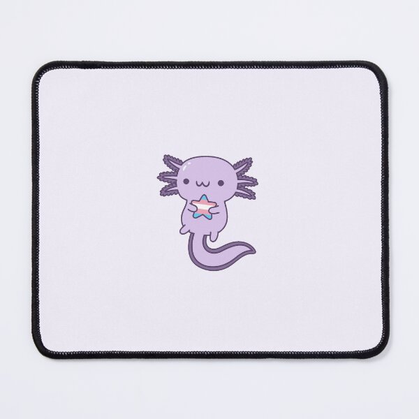 Item preview, Subtle Trans Pride Axolotl | Lavender Transgender Flag  designed and sold by lea-lani.