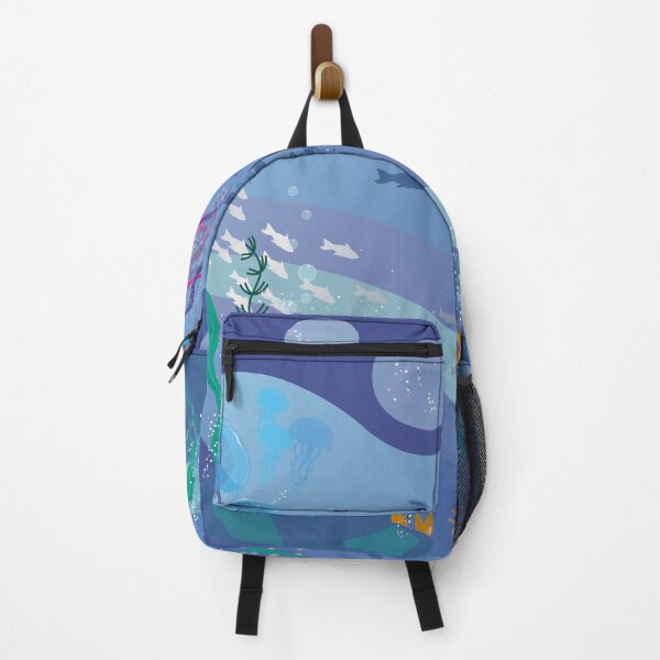 Item preview, Underwater Discovery – Scuba Diver and Ocean Life Illustration designed and sold by MerchYouSearch.