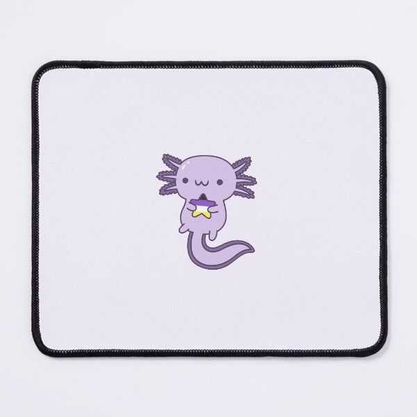 Item preview, Subtle Nonbinary Pride Axolotl | Lavender Nonbinary Flag  designed and sold by lea-lani.
