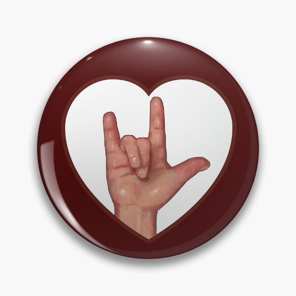 Item preview, Hand Making Sign for I Love You, American Sign Language, ASL, Deafness designed and sold by JoyfulWhimsy.