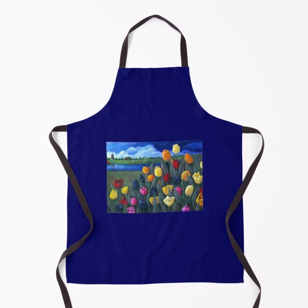 Item preview, Dutch Tulips, Painting of Tulips, Flowers, Netherlands, Holland, Windmill designed and sold by JoyfulWhimsy.