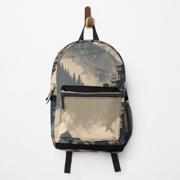 Item preview, Vintage Mountain Cityscape designed and sold by SignumShop.