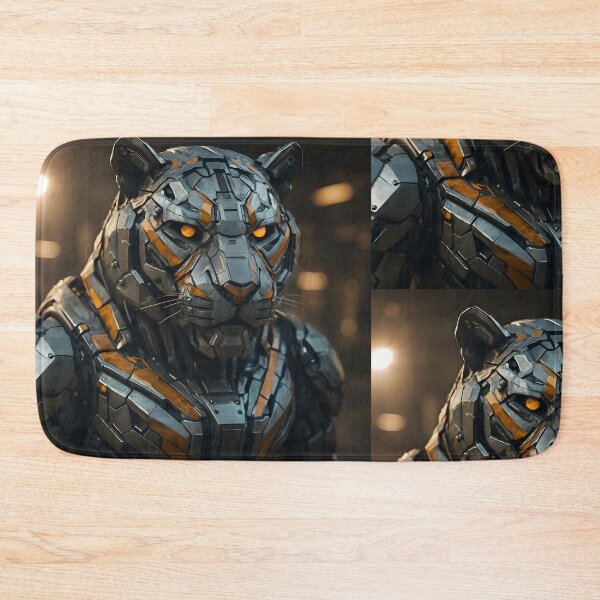 Item preview, Cybernetic Tiger Sentinel – Futuristic Mech Beast designed and sold by Timeless Inklings.