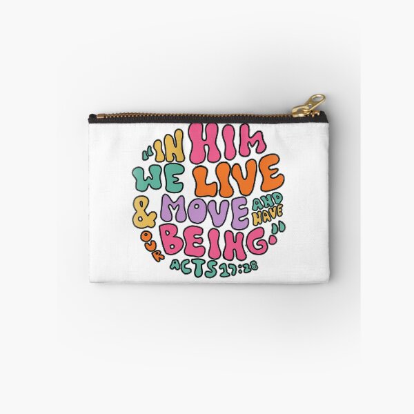 Item preview, Acts 17:28 Hand Lettering Colorful Typography designed and sold by jteart.