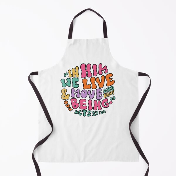 Item preview, Acts 17:28 Hand Lettering Colorful Typography designed and sold by jteart.