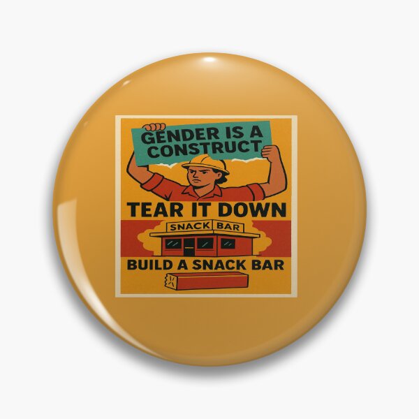 Item preview, Gender Construct Tear Down Build Snack Bar Poster designed and sold by Owcomm.