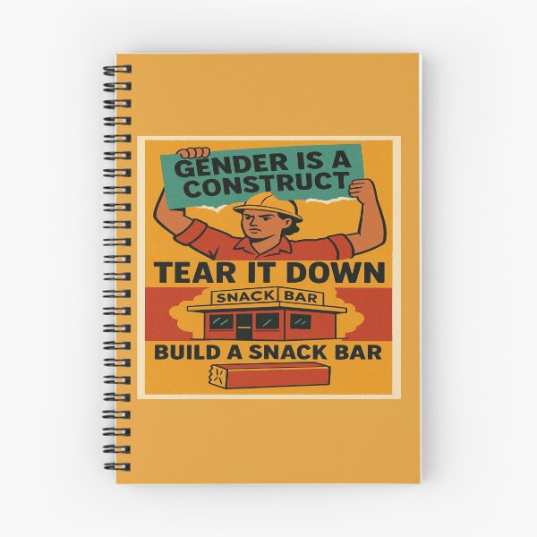 Item preview, Gender Construct Tear Down Build Snack Bar Poster designed and sold by Owcomm.