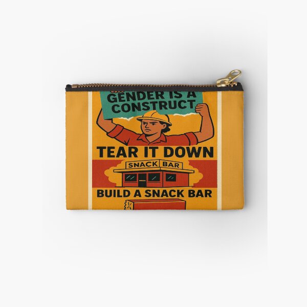 Item preview, Gender Construct Tear Down Build Snack Bar Poster designed and sold by Owcomm.