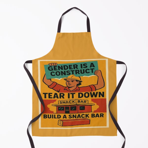 Item preview, Gender Construct Tear Down Build Snack Bar Poster designed and sold by Owcomm.
