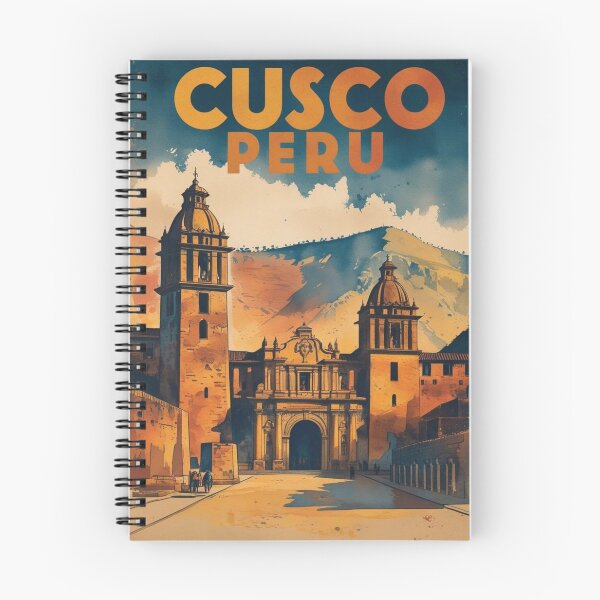 Item preview, Cusco Peru Poster, Cuzco Art, South America Travel Magnet designed and sold by Bits & Bops Boutique.