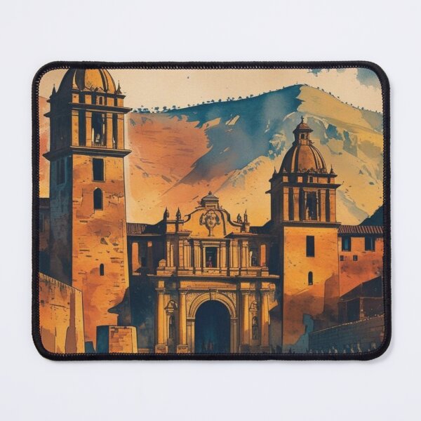Item preview, Cusco Peru Poster, Cuzco Art, South America Travel Magnet designed and sold by Bits & Bops Boutique.