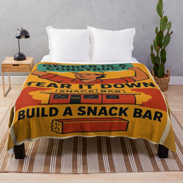 Item preview, Gender Construct Tear Down Build Snack Bar Poster designed and sold by Owcomm.
