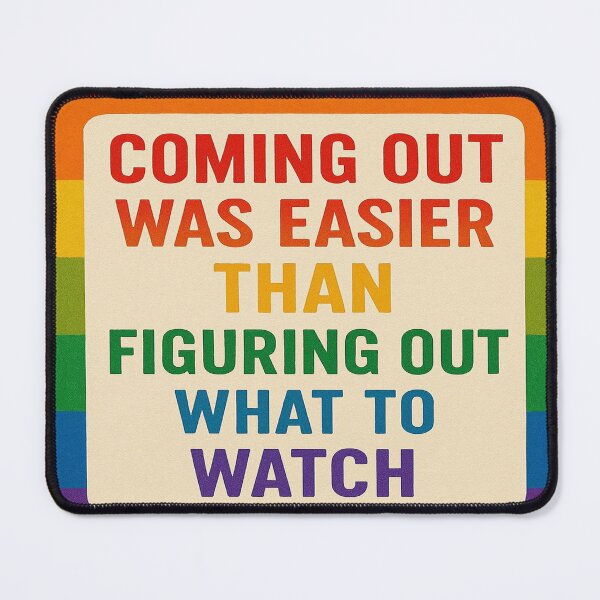 Item preview, Coming Out Easier Than What To Watch Rainbow designed and sold by Owcomm.
