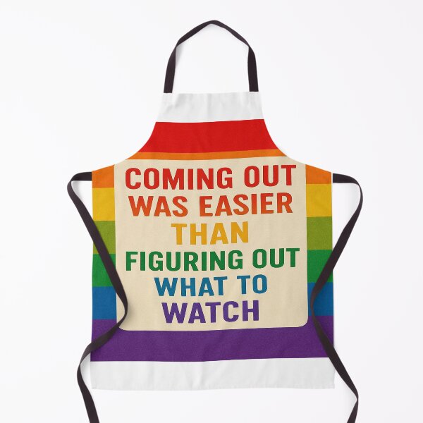 Item preview, Coming Out Easier Than What To Watch Rainbow designed and sold by Owcomm.
