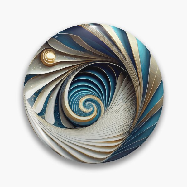 Item preview, Colorful Abstract Fibonacci Art 179 designed and sold by Vicky Brago-Mitchell®.