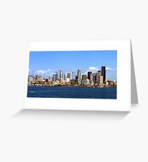 Seattle Skyline Ten Greeting Card