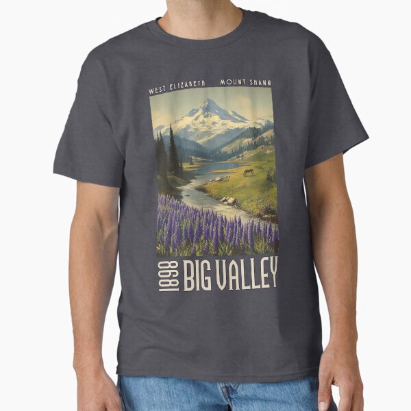 Item preview, Big Valley - West Elizabeth Affiche Touristique Vintage Poster designed and sold by thaneydesign.