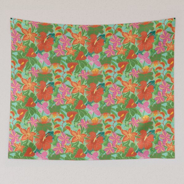 Item preview, Tropical Flowers designed and sold by MarcyBrennanArt.