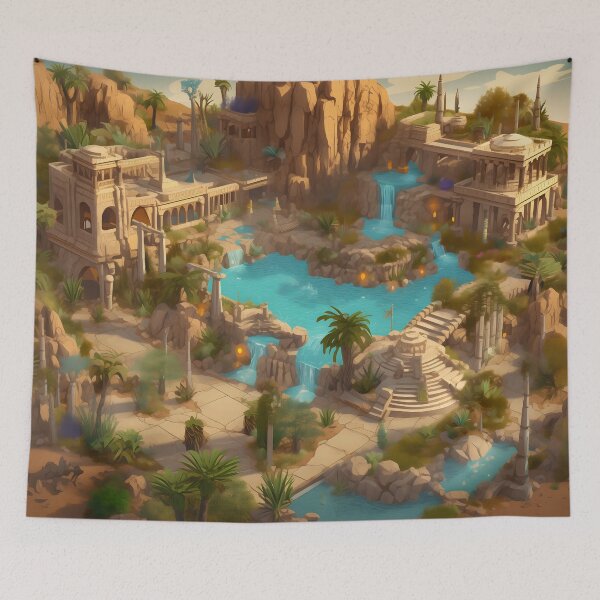 Item preview, Sands of Eternity: Mirage Veils and Ancient Whispers designed and sold by DrawnThreads.