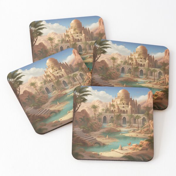 Item preview, Mirage Mystique: Whispers of the Ancient Oasis designed and sold by DrawnThreads.