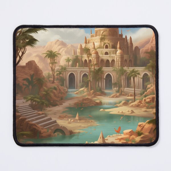 Item preview, Mirage Mystique: Whispers of the Ancient Oasis designed and sold by DrawnThreads.