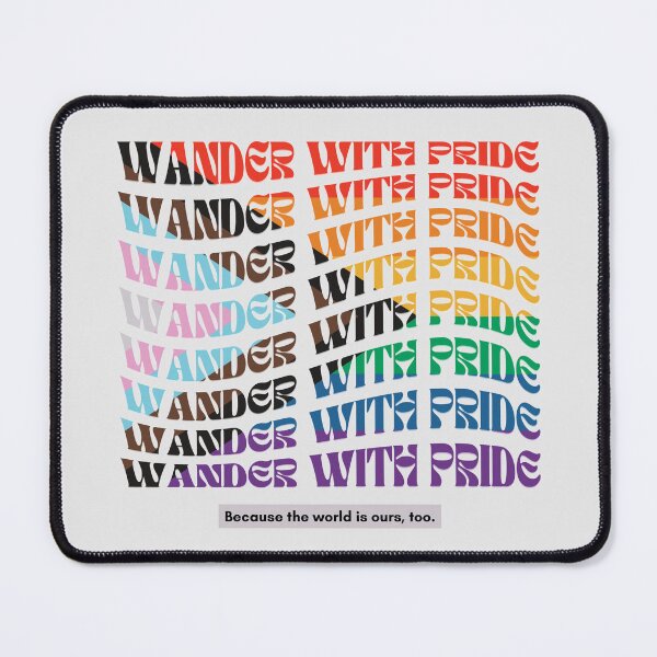 Item preview, Wander with Pride - Travel inspired Design designed and sold by HolaNomad.