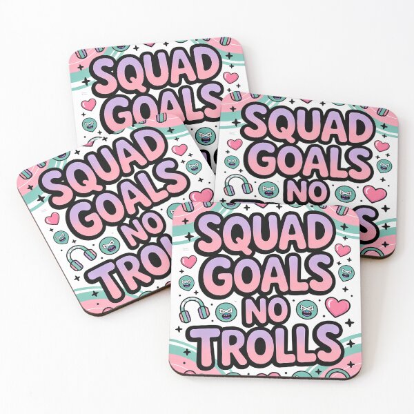Item preview, Gen Z Gamer Squad Goals No Trolls T-Shirt - Funny Gaming Merch for Squad Vibes designed and sold by pnidesign.