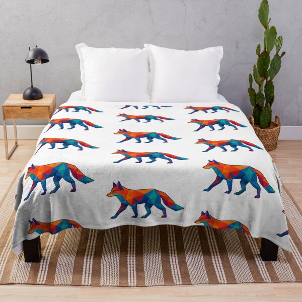 Item preview, Prismatic Walking Fox designed and sold by TheWonkyEaselCo.