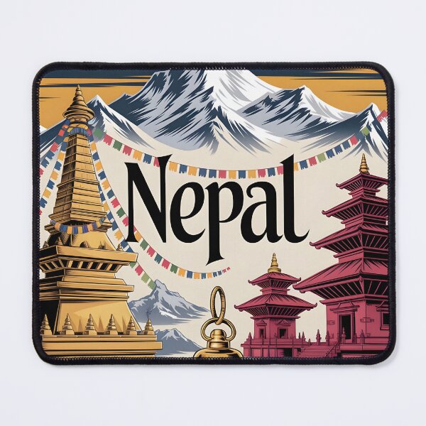Item preview, Nepal: Sacred Himalayan Peaks & Spiritual Landmarks designed and sold by LSVart.