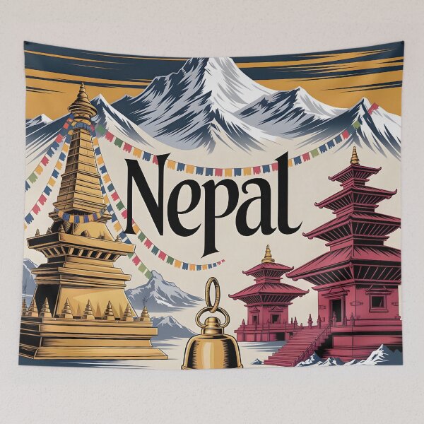Item preview, Nepal: Sacred Himalayan Peaks & Spiritual Landmarks designed and sold by LSVart.