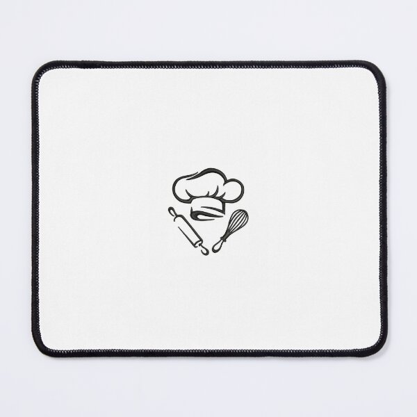 Item preview, Minimalist Chef Tools Design | Whisk, Rolling Pin & Hat Line Art designed and sold by zorbu.