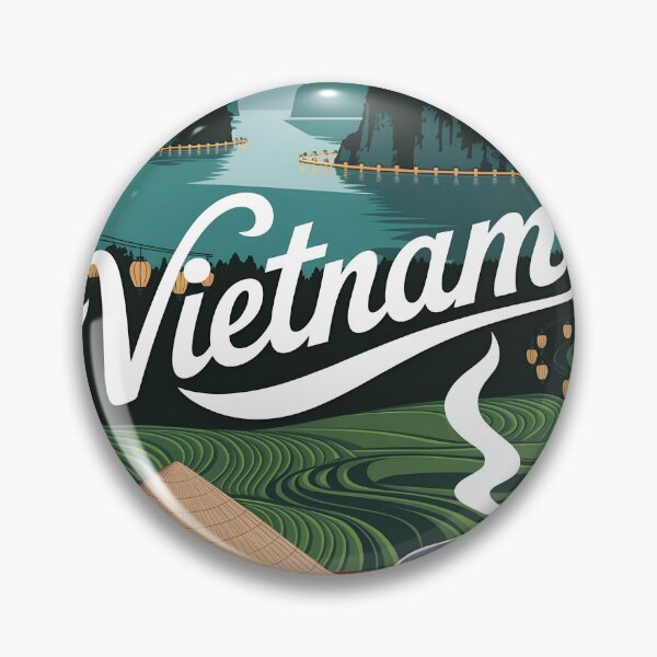 Item preview, Vietnam Travel Poster: Ha Long Bay, Hội An Lanterns & Sapa designed and sold by LSVart.