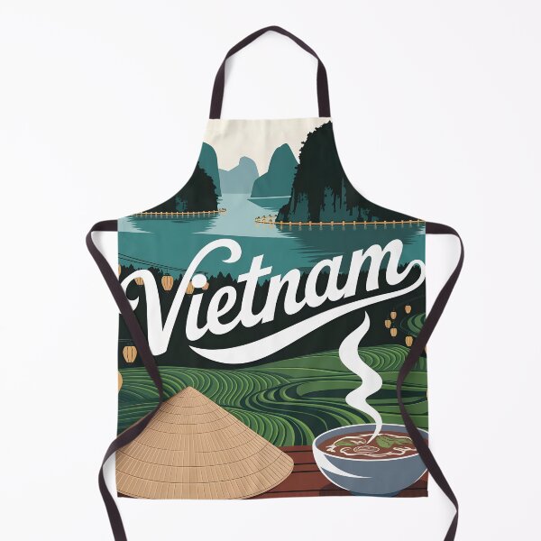 Item preview, Vietnam Travel Poster: Ha Long Bay, Hội An Lanterns & Sapa designed and sold by LSVart.