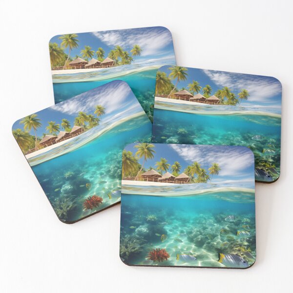 Item preview, Palm Shores designed and sold by DrawnThreads.