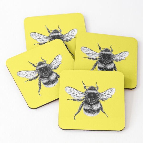 Item preview, Bee illustration designed and sold by NLaRosaArt.