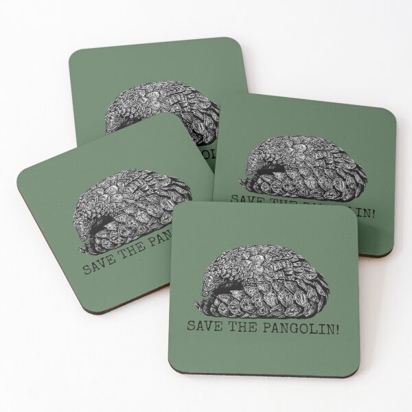 Item preview, Save the Pangolin! Illustration designed and sold by NLaRosaArt.