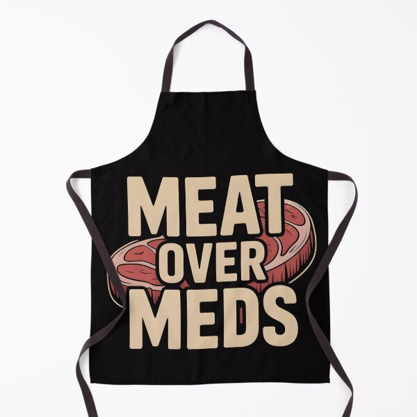 Item preview, Meat Over Meds – Raw Steak Statement Shirt designed and sold by Slavicsoul.