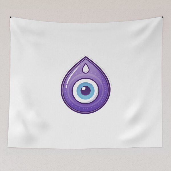 Item preview, Evil eye purple amulet . designed and sold by Lucky 777.
