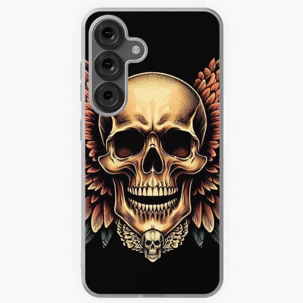 Item preview, skull with wings design designed and sold by witchquotes.